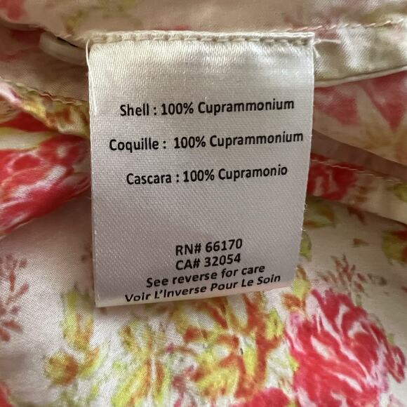 Anthropologie Hemant & Nandita Fatima Mixed Floral Button Up Blouse Small Ae14 - Picture 11 of 12